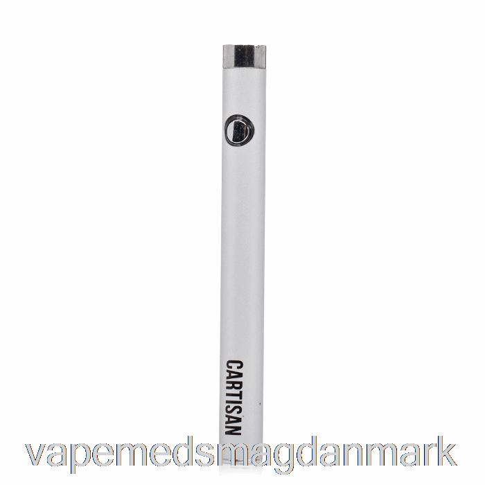 Vape Uden Nikotin Cartisan Slim Button 280 510 Batteri Sølv